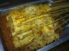 涮牛肚和豆腐皮-老兰家传统烧烤炒菜泡馍(小南门店)