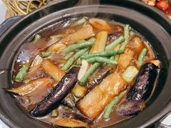 茄子烧豇豆-香山湖家家宴(中山陵店)