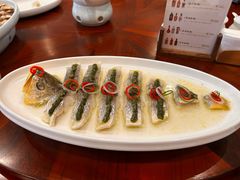 东北蕨菜蒸黄花鱼-喜鼎海胆水饺(东港店)