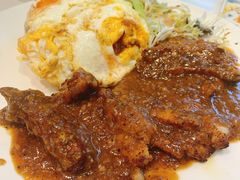 黑椒带骨猪排双蛋饭-柠檬树茶餐厅(海雅缤纷城店)