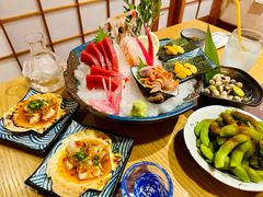 蓝鳍活海胆海鲜拼-九酢·海鲜居酒屋