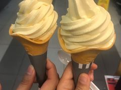 猫山王榴莲冰激凌花筒-肯德基(朝阳门店)