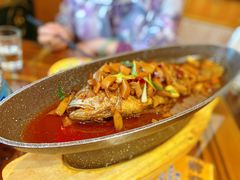干烧黄鱼-烤肉季饭庄
