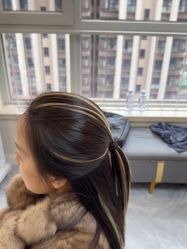 -INS羽毛接发·巴黎画染