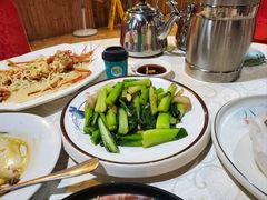 炒慈菜心-崖口红树林海鲜餐厅