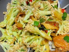 干锅有机菜花-沁香缘巫山烤鱼(看丹桥店)