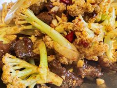 干锅花菜烧牛腩-粥满堂养生餐厅(学苑路店)