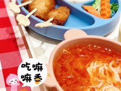 苹果烤鸡翅儿童餐-西贝(武汉群星城店)