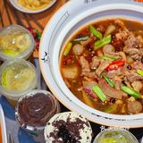 环球港好吃的牛腩煲-炊牛叔X东市有茶局