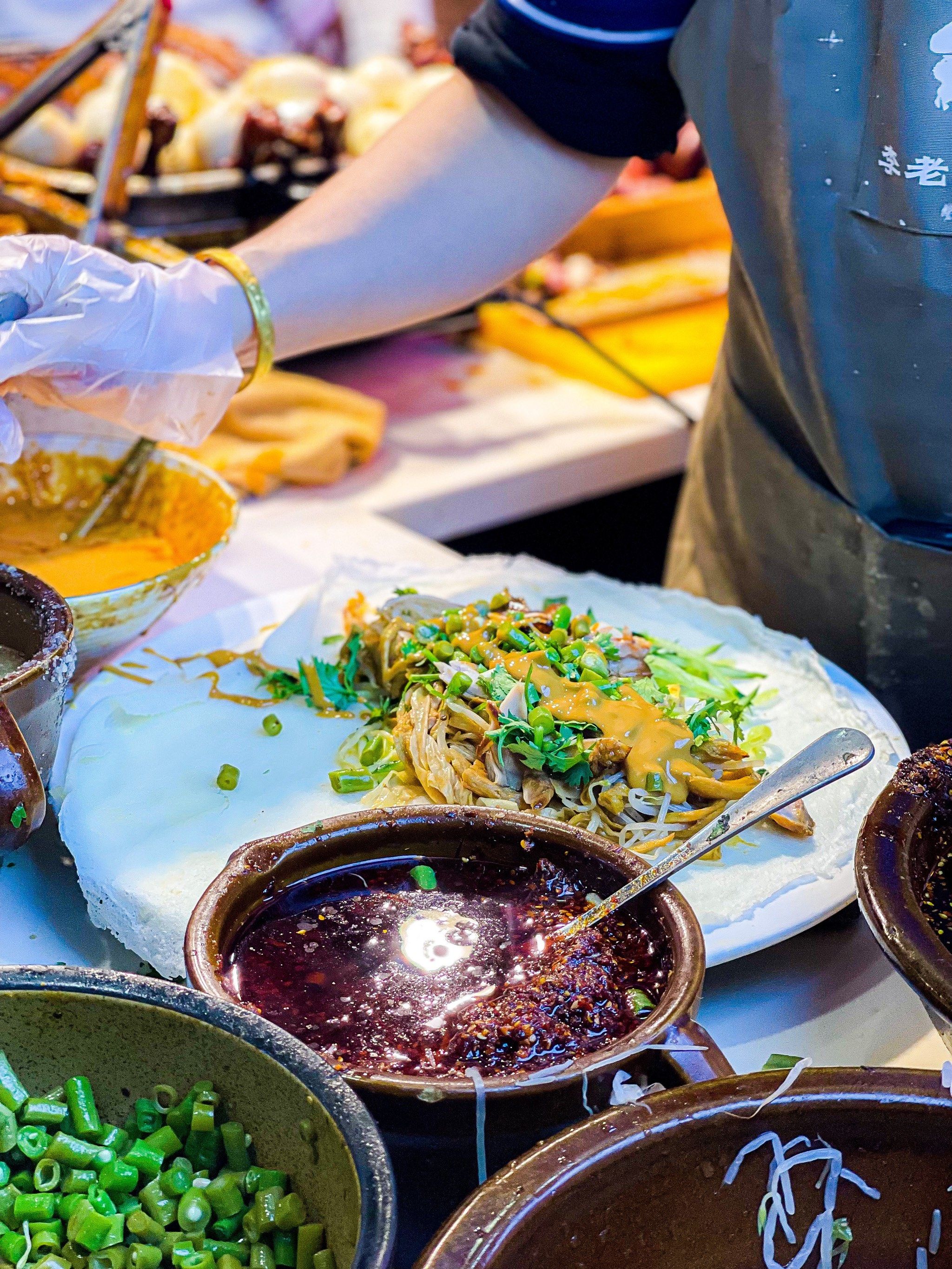 」明瓦廊的美食打卡之阜阳卷饼✅