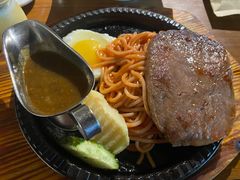 美式牛仔扒配意粉-许榴香西餐厅(台东步行街店)