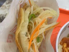 青椒土豆丝菜夹馍-秦味观·新派陕西面(山水大厦店)