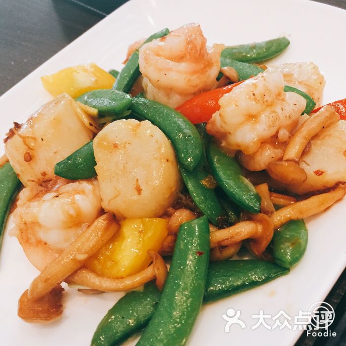 碧绿菌皇炒带子