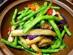 豇豆炒茄子-北京老铺烤鸭(老城根店)