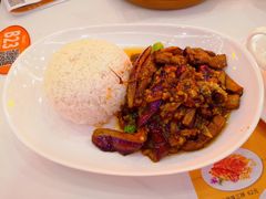 星期二鱼香茄子饭-维园港式茶餐厅(龙岗盛平店)