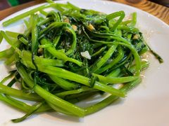 椒丝腐乳空心菜-潮粥馆(长江花园店)