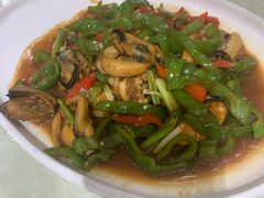 青椒炒淡菜-鹰龙海畔度假酒店(咸祥店)