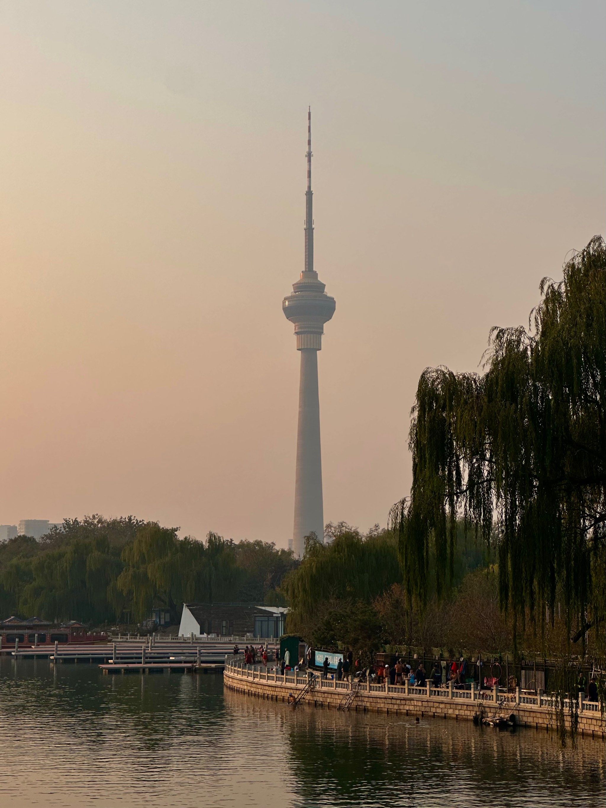 中央电视塔 俯瞰整个北京城