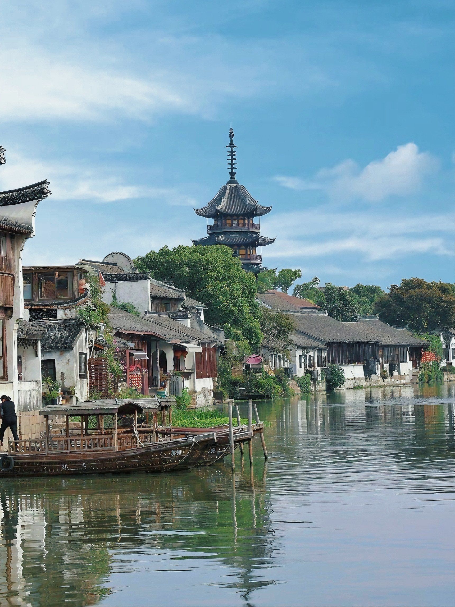 99%的人都没去过的江南古镇,它叫震泽!