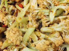 干锅有机花菜-添福来墨鱼饺子 · 海鲜东北菜(大连星海·黄浦路店)