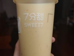 芒果白桃乌龙奶茶-7分甜(苏州中心店)