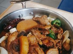 新疆大盘鸡-西部马华清真兰州牛肉面·烧烤夜市(上地店)