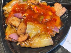 猪颈肉炒猪肠粉-新兴·金羊座·粤菜点心(乐峰店)