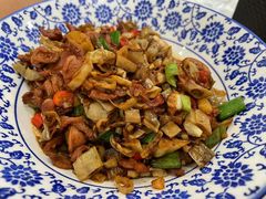 白辣椒炒鸡胗-新新湘菜馆(新中街二条店)