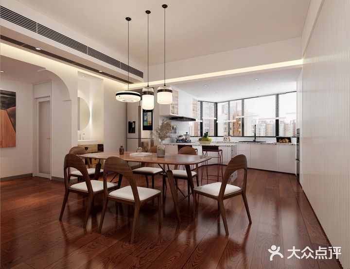 180㎡现代中古风公寓，现代与传统风格的杂糅