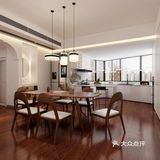 180㎡现代中古风公寓，现代与传统风格的杂糅