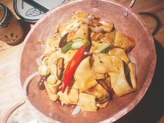 干锅千页豆腐-小放牛炒菜馆(军校店)