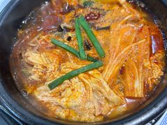 辣牛肉汤-青松馆韩国料理(香港中路佳世客店)