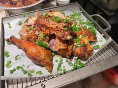 绿茶葱香烤鸡烤肉合拼-绿茶餐厅(深南广场万科店)