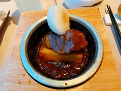 花菇煲狮头鹅掌翅煲-金海华·悦食东方(苏州中心商场店)