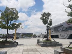 远处为客运站-黄山北站