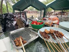 烤牛肉串-尚庄度假村·庭台树下·户外烧烤·团建CS·轰趴营地(上庄水库店)