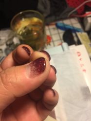 看上去很美！实际是12.17号做的指甲-光SPA科技美肤