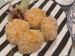 爆浆芝士虾饼-古洋食坊·港点小馆(苏州中心店)