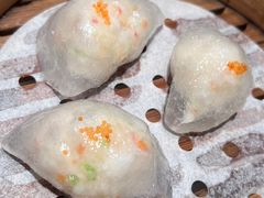 蒜香鲜虾菠菜饺-赏点粤式点心(广州塔店)