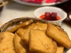 京城老妈炸馒头片-京门老爆三·铜锅涮肉 爆肚(望京店)