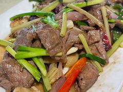 姜葱牛肉-横琴湖畔美食