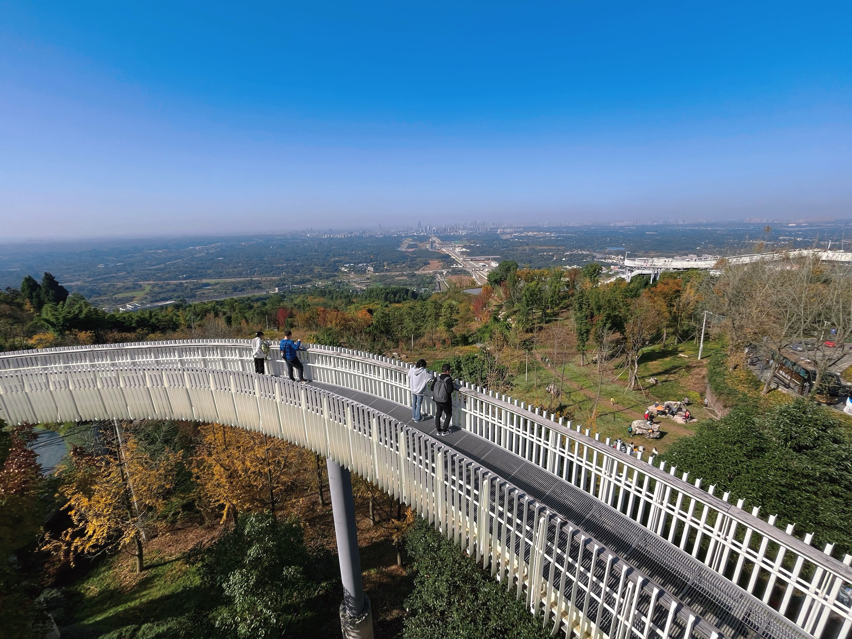 四川成都 丹景山狮子堡观景台