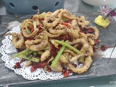 干煸鱿鱼须-正阳春烤鸭店(杨楼店)