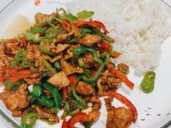 碎椒炒肉盖浇饭-仙妈米粉店(庆丰路)
