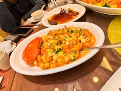 红膏蟹炒年糕-金时代顺风大酒店(兰生大厦店)