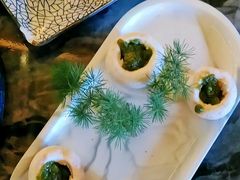 蒜蓉罗勒白蘑菇-义气烤肉餐吧(大族广场店)