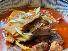 香菇山笋烧排骨-薇酌饮·陕西菜(南门外店)