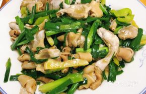 Stir-fried Duck Intestines with Ginger and Scallion