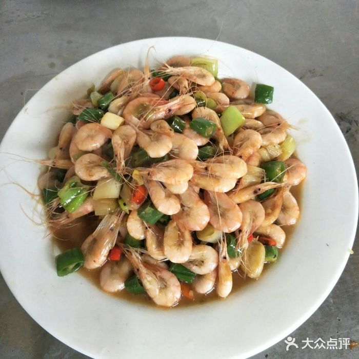 鱼跃东海渔家乐(三浴场店)--菜-干煸小虾图片-日照美食-大众点评网