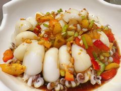 葱姜炒八爪鱼-琼菜王(南海店)